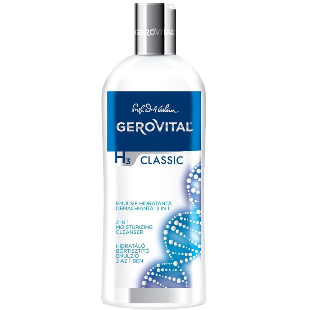 Emulsie demachianta GEROVITAL H3 Classic 2 in 1, 200ml