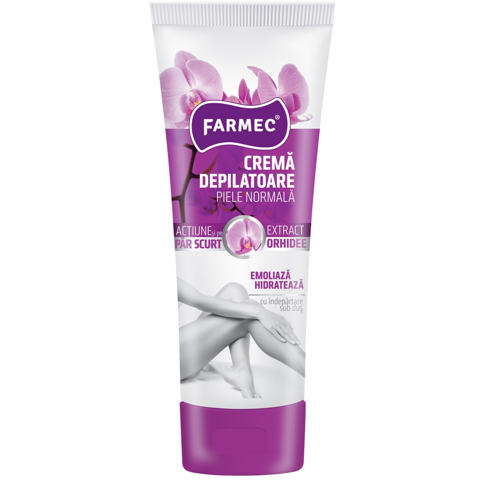 Crema depilatoare FARMEC piele normala, Orhidee, 150ml