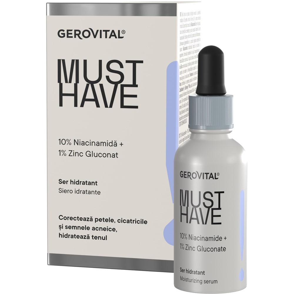 Ser pentru fata hidratant GEROVITAL Must Have, 30ml