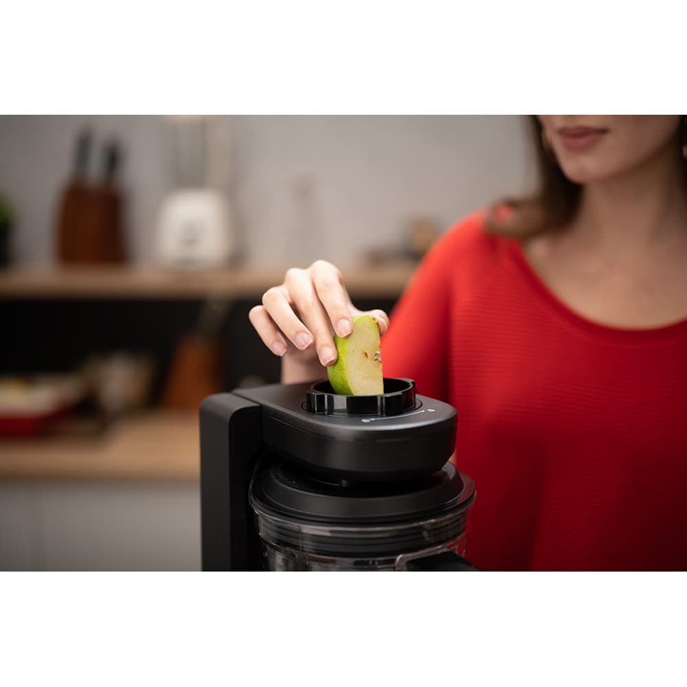 Blender cu mixare in vid TOFF DOMINIUM TO4001, 1.5l, 1400W, 10 trepte viteza, negru