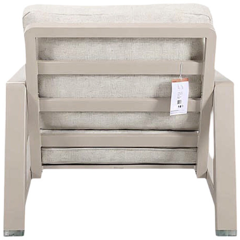 Set mobilier gradina Coffee, aluminiu, 4 piese, alb