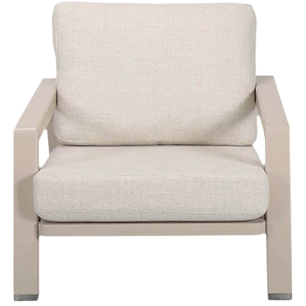 Set mobilier gradina Coffee, aluminiu, 4 piese, alb