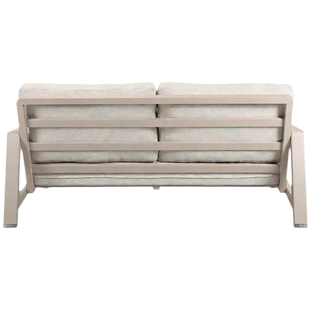 Set mobilier gradina Coffee, aluminiu, 4 piese, alb