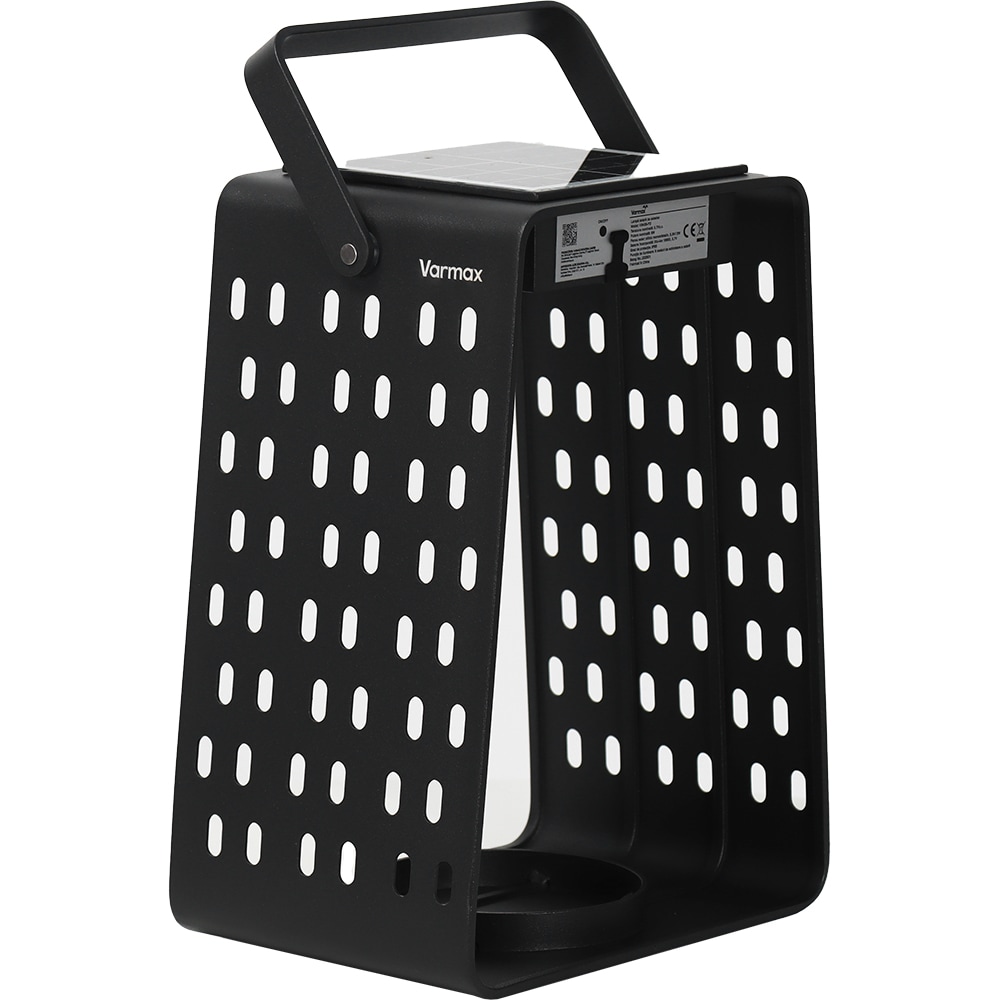 Lampa solara VARMAX M, 6W, IP65, gri inchis