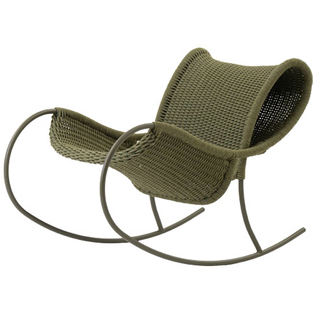 Scaun balansoar LIVINTWIST Apsaras, 66 x 107 x 78.5 cm, verde deschis