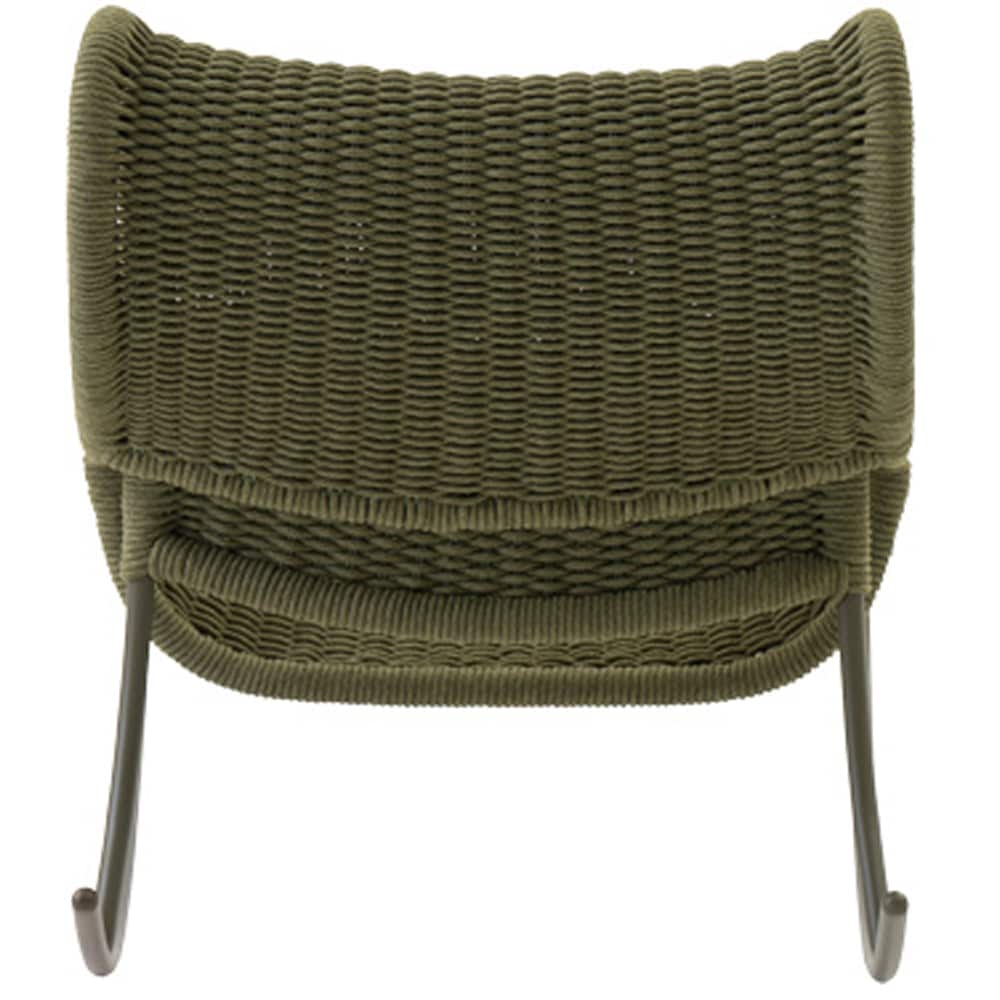 Scaun balansoar LIVINTWIST Apsaras, 66 x 107 x 78.5 cm, verde deschis