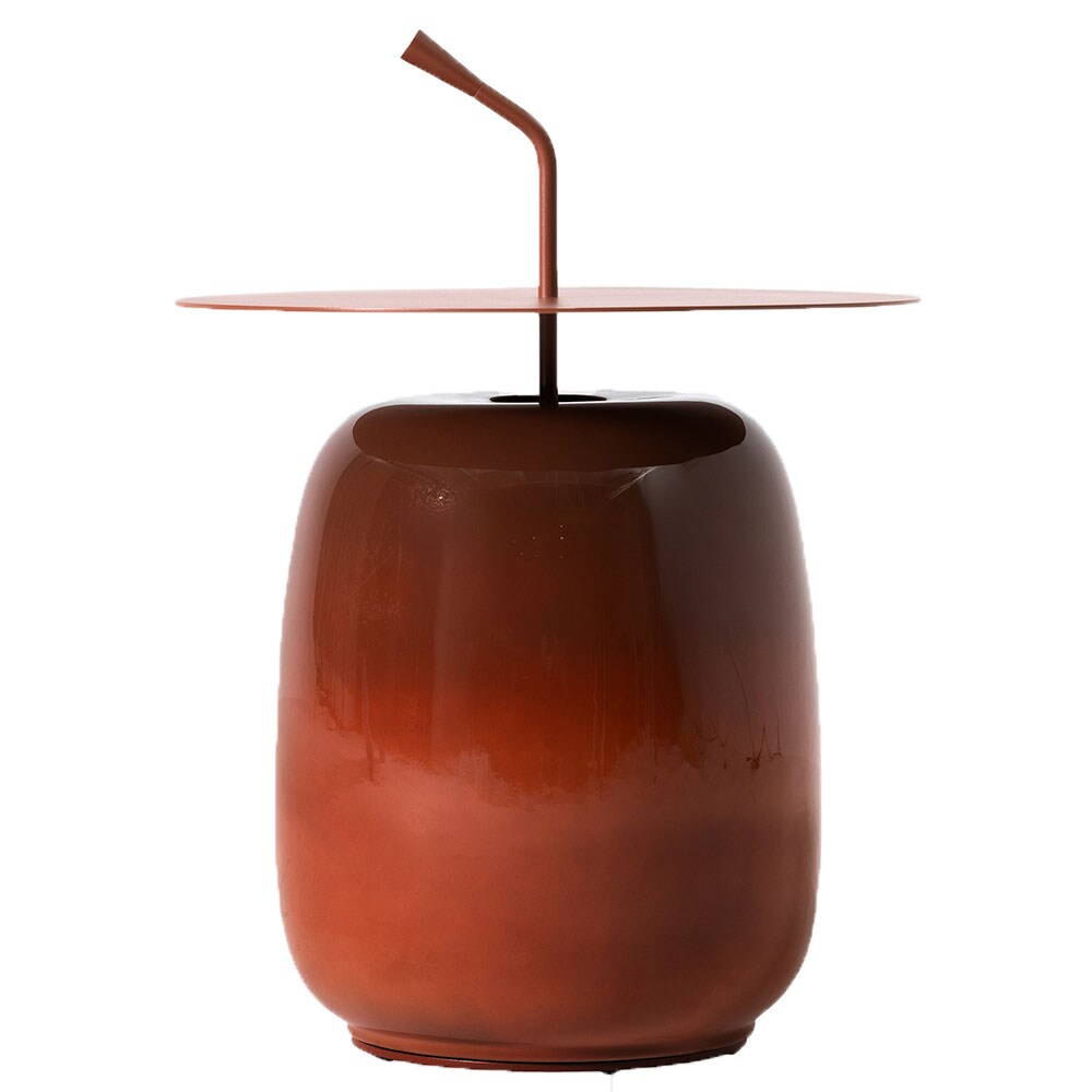 Masa terasa LIVINTWIST Pendant, aluminiu, 45 x 65 cm, portocaliu