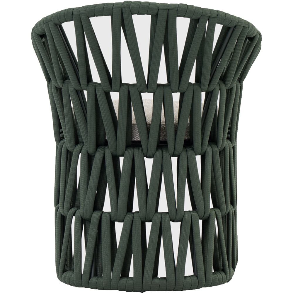 Scaun terasa LIVINTWIST Victory, aluminiu, 62.5 x 64 x 80 cm, verde