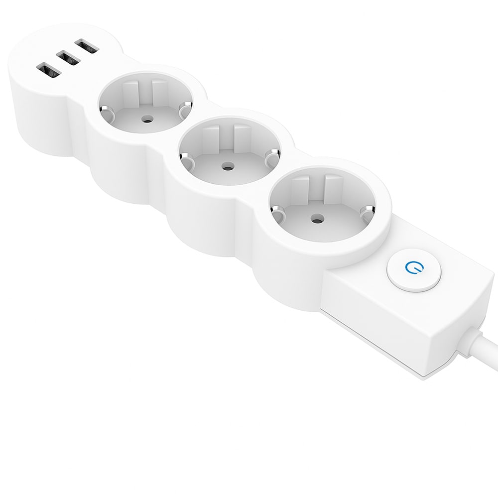 Prelungitor STRAKE 619, 3 prize, 5m, alb