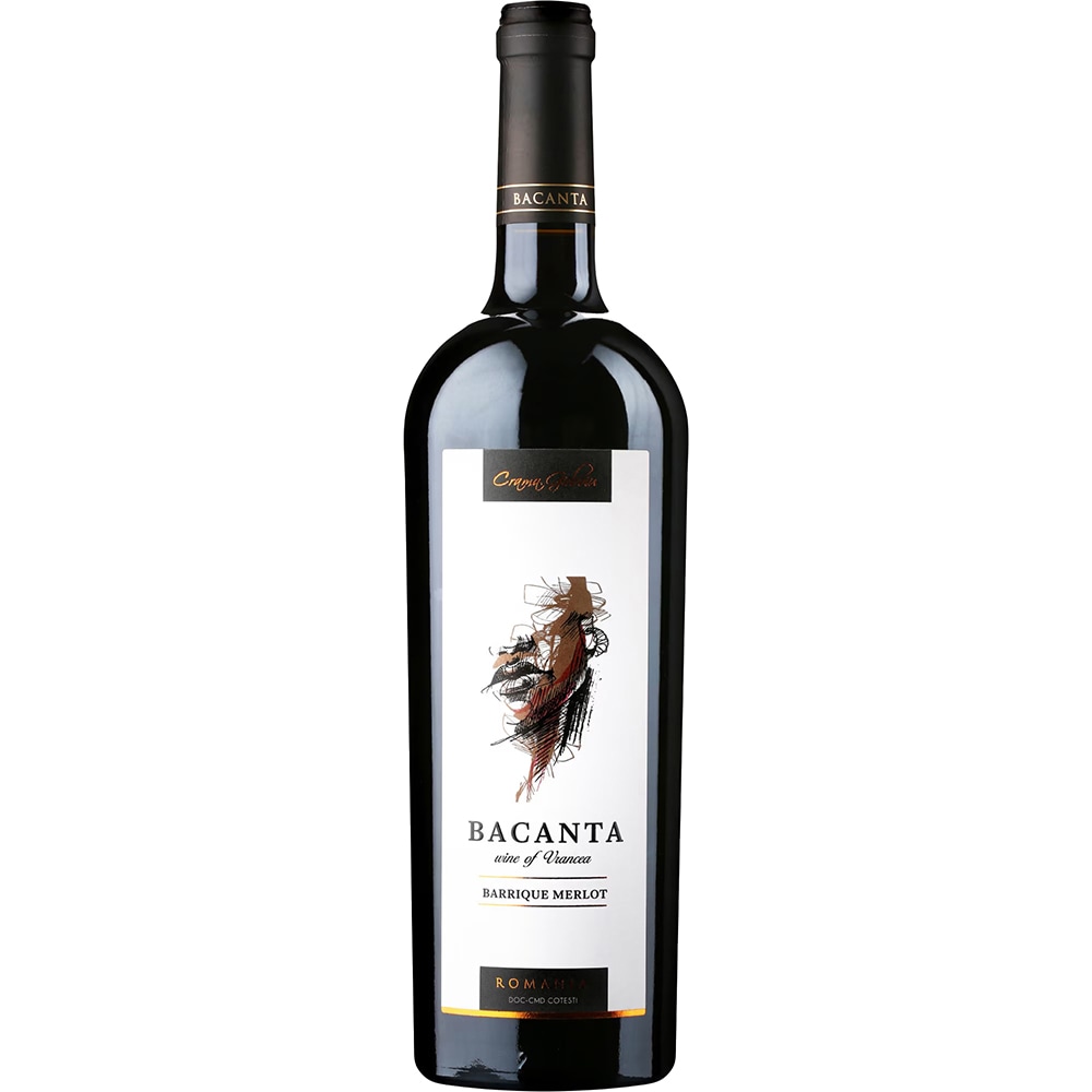 Vin rosu sec Crama Girboiu Bacanta Barrique Merlot, 0.75L