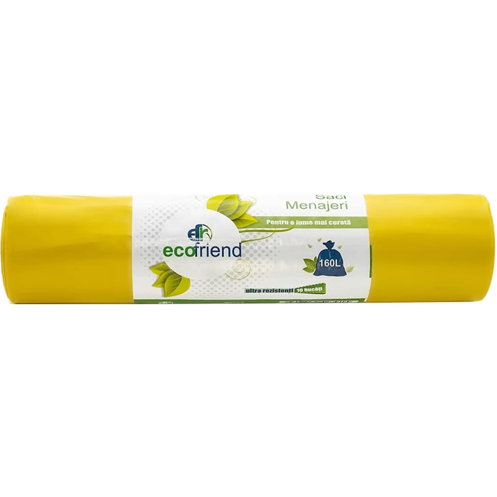 Saci menajeri ECOFRIEND 7934, 160 l, 10 bucati/rola