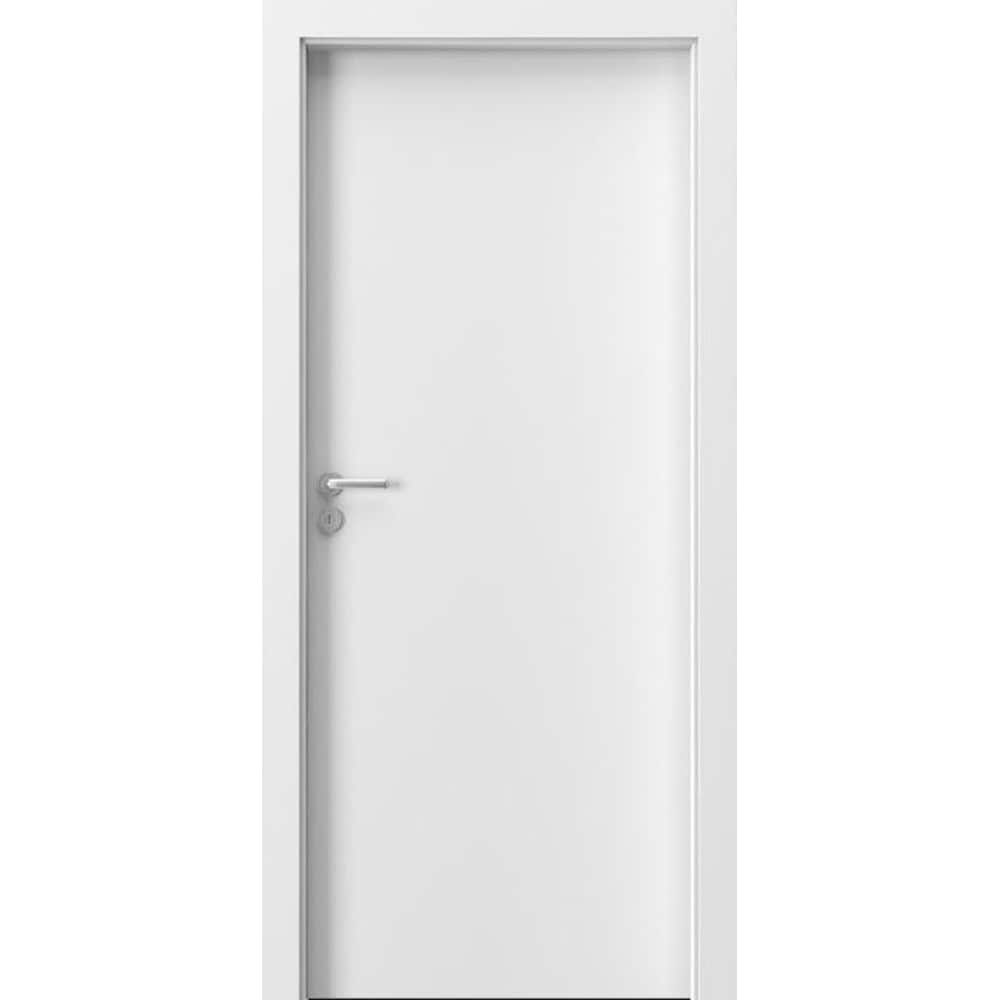 Usa interior Porta P, fara geam, dreapta, HDF, 70 x 203 cm, alb