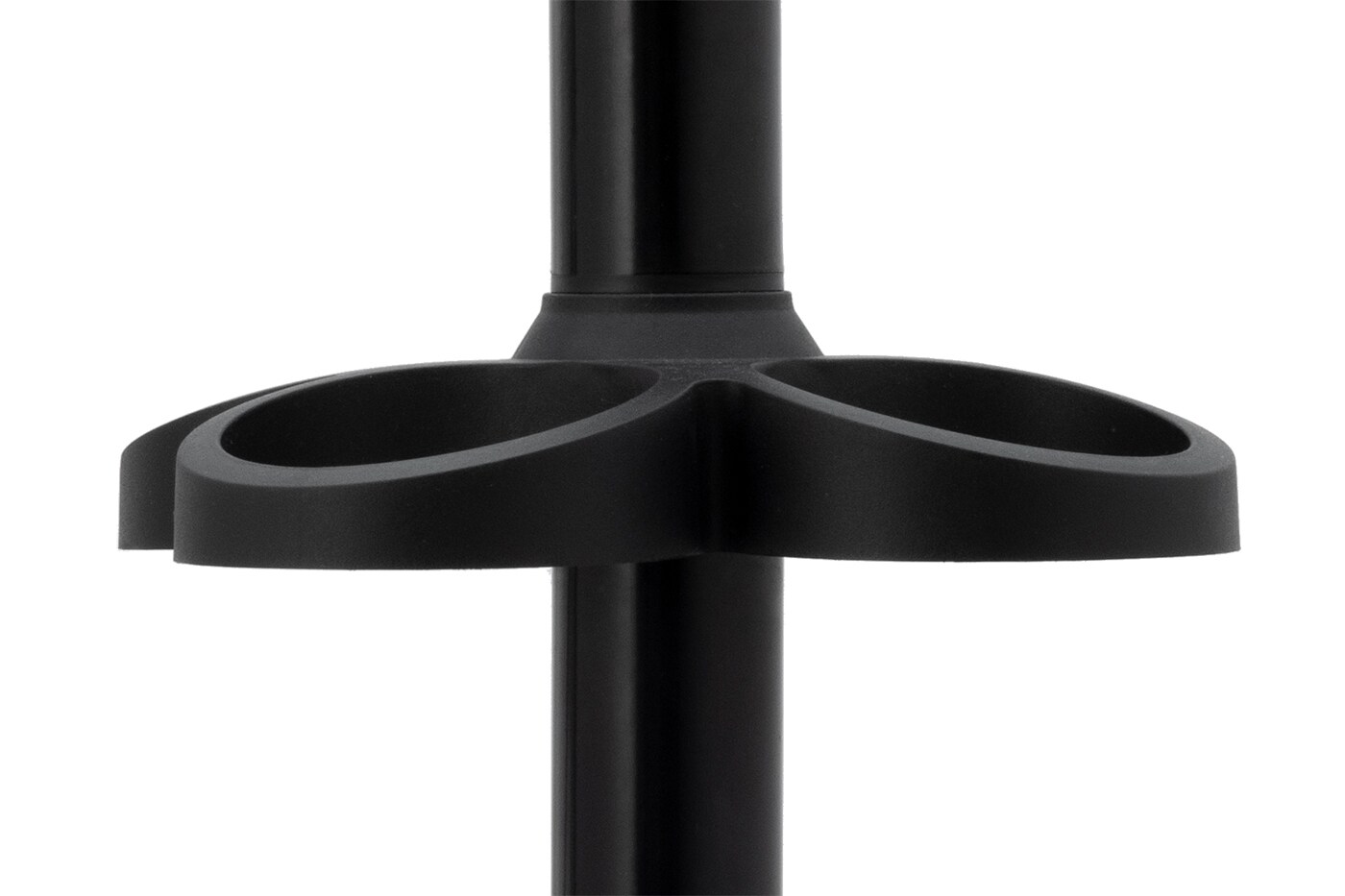 Cuier negru metalic tip pom, 175 x 57 x 33 cm