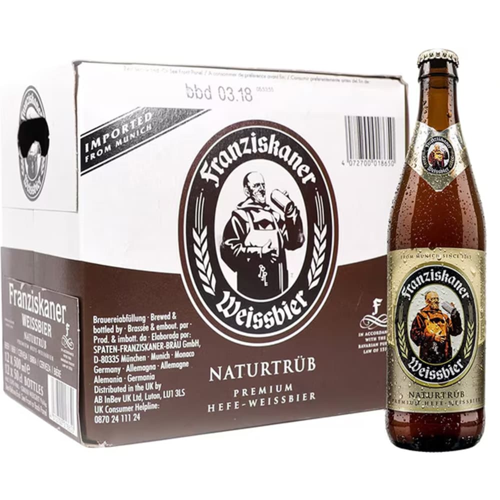 Bere blonda Franziskaner bax 0.5L x 20 sticle