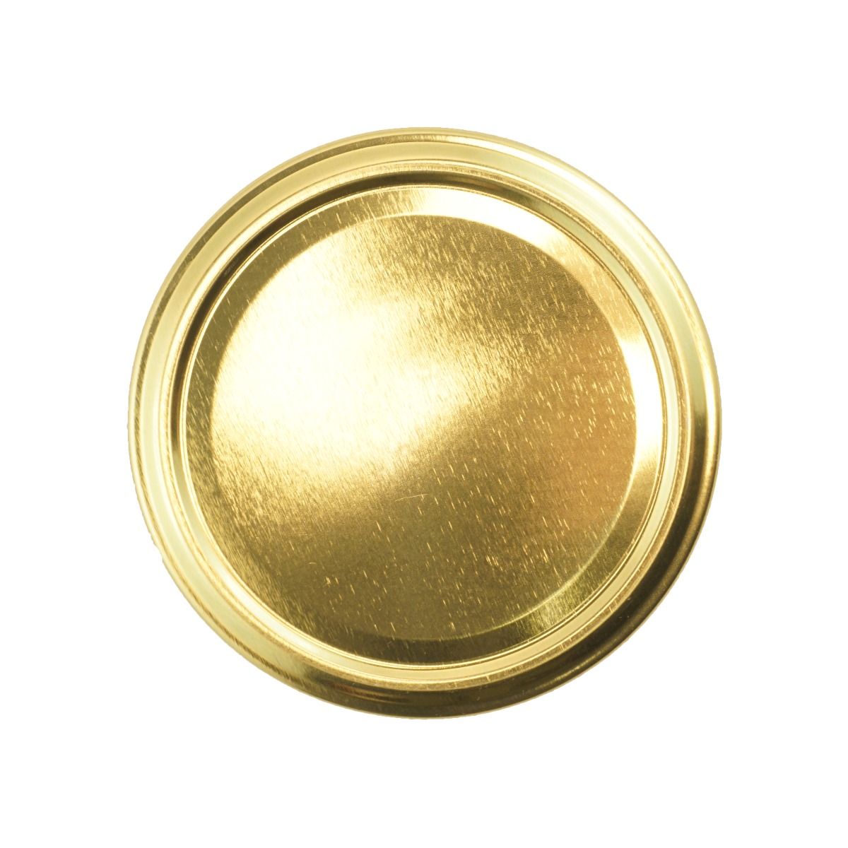 Capac borcan, metal, 82mm, auriu, 20buc