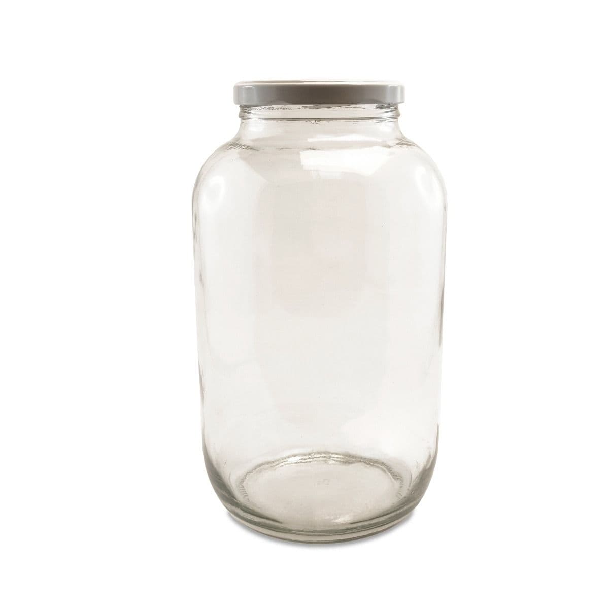 Borcan cu capac, sticla, 4.25l, transparent