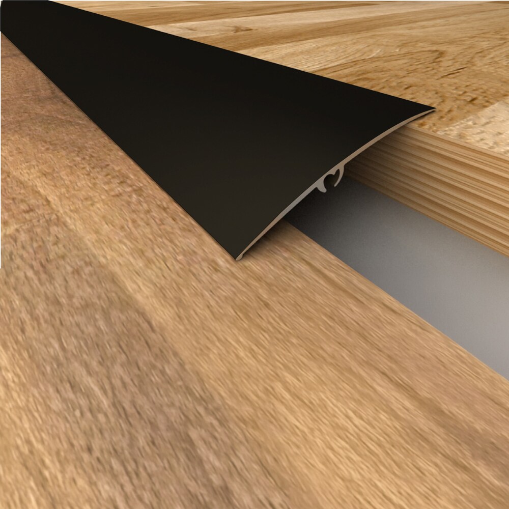 Profil trecere PM03388, aluminiu, 90 x 4.1 x 1.3 cm, negru