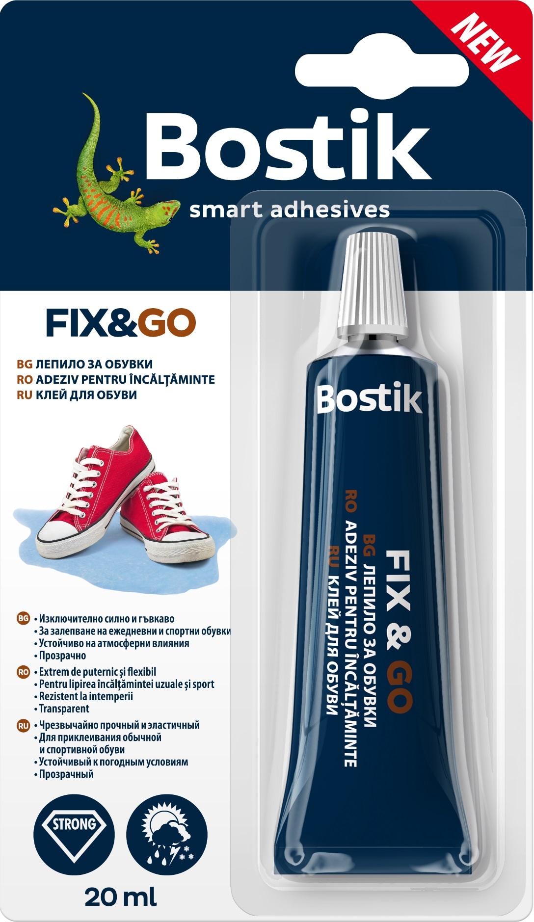Adeziv pentru incaltaminte, 20 ml Bostik Fix & Go