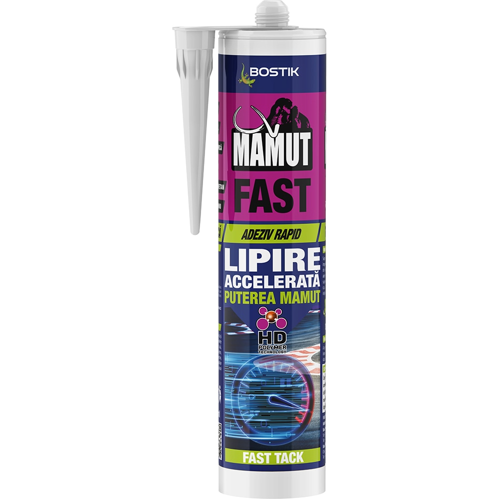 Adeziv rapid BOSTIK Mamut Fast, 250ml, alb
