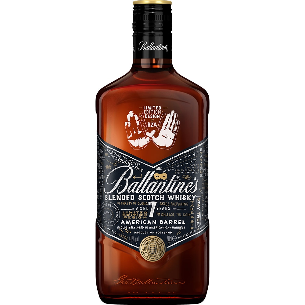 Whisky Ballantine's 7YO RZA - Wu Tang, 0.7L