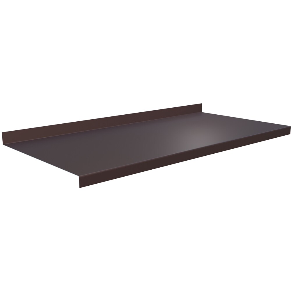 Glaf exterior SMART RAL 8017, otel, 150 x 17.5 cm, maro