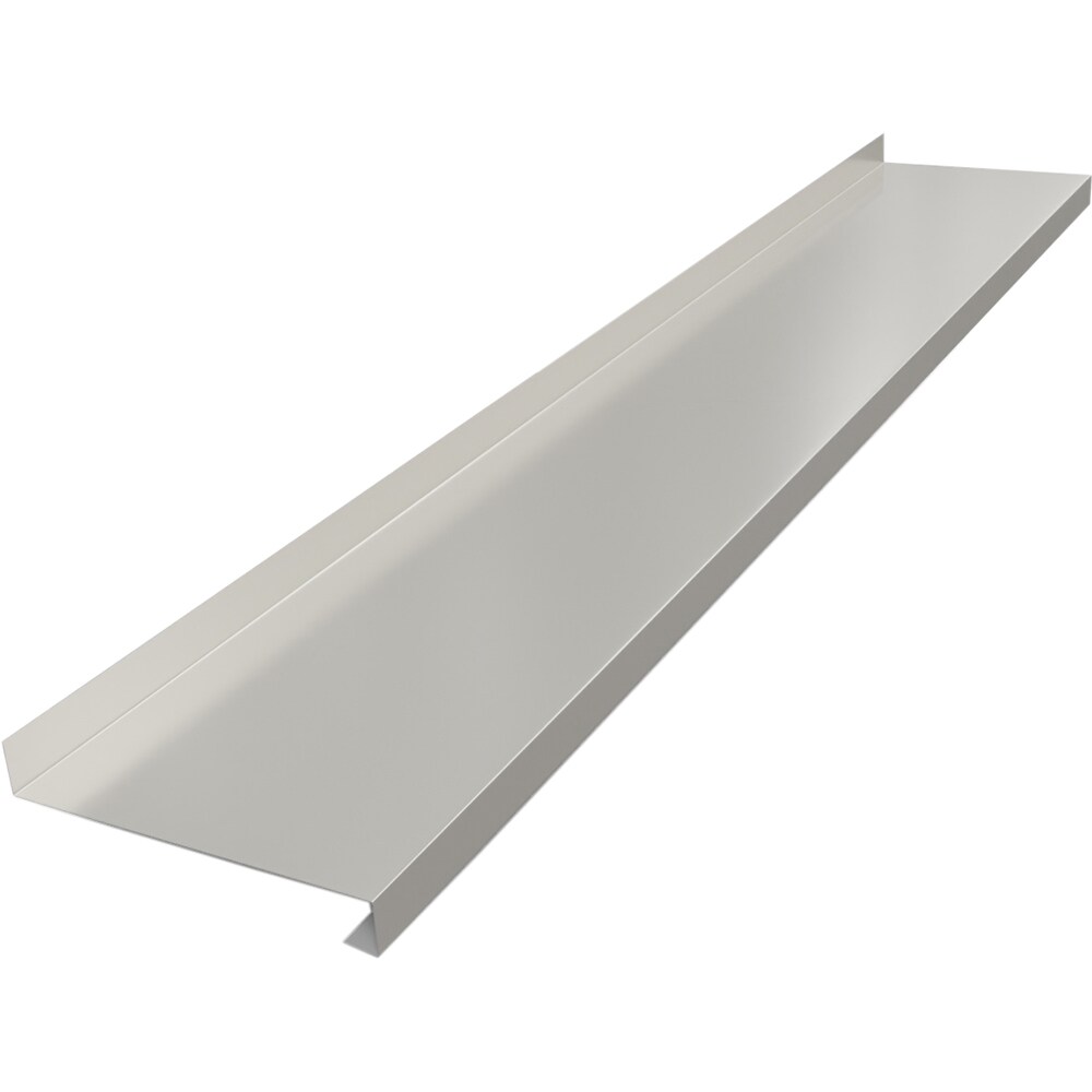 Glaf exterior SMART RAL 9010, aluminiu, 300 x 16.5 cm, alb