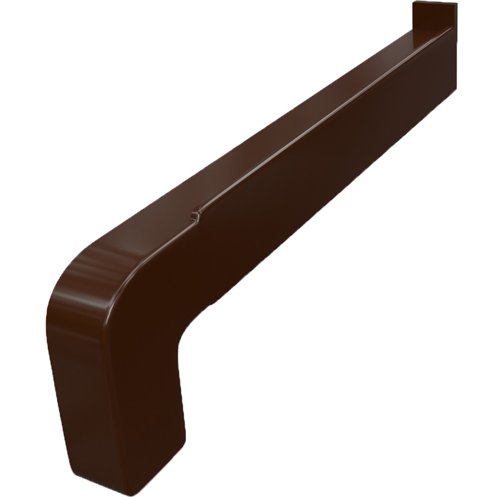 Capac glaf exterior SMART RAL 8003, PVC, 16.5 cm, maro deschis