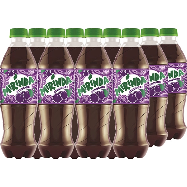 Bautura racoritoare carbogazoasa MIRINDA Struguri bax 0.5L x 12 sticle