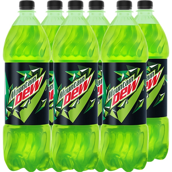 Bautura racoritoare carbogazoasa MOUNTAIN DEW bax 1.25L x 6 sticle