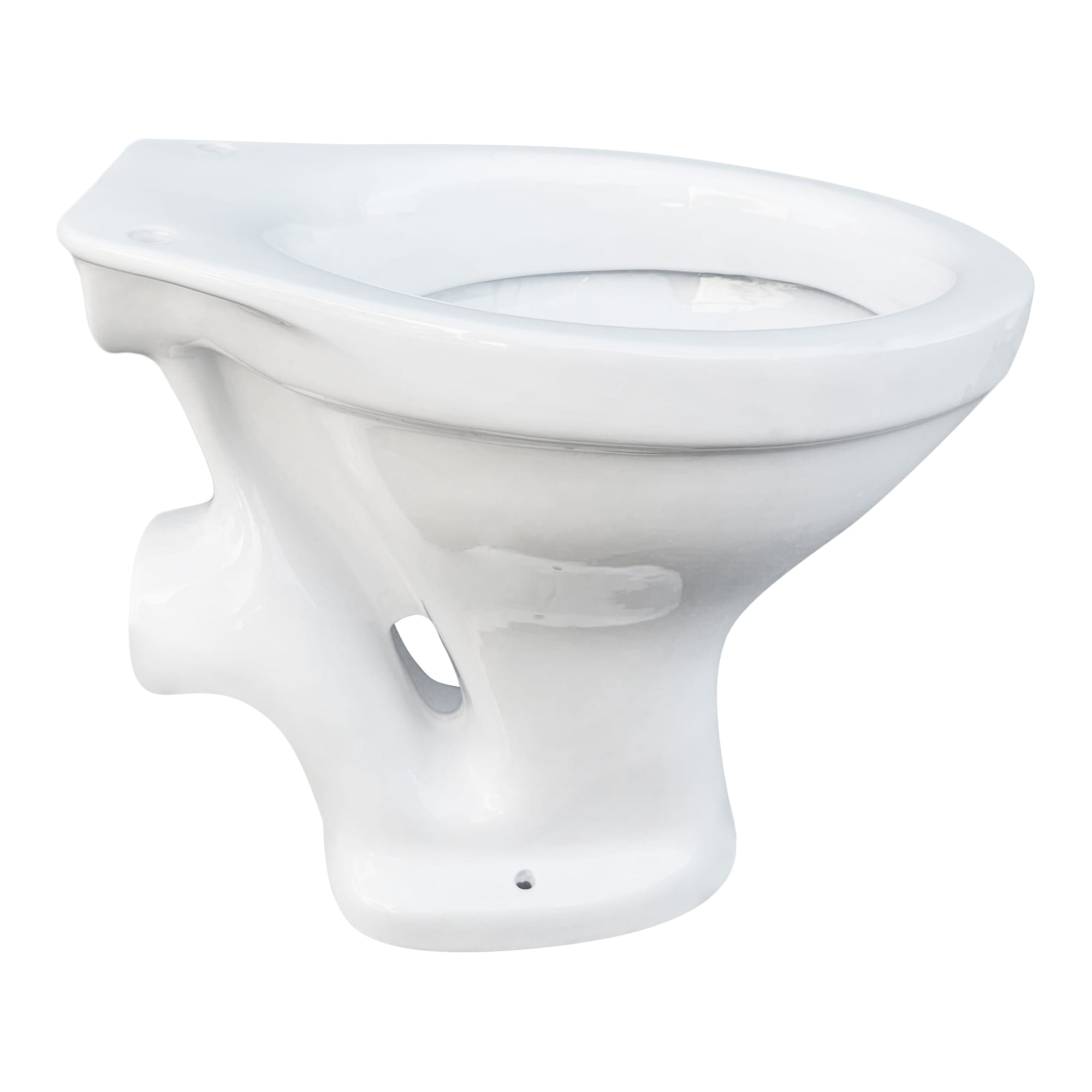 Vas WC, rotund, alb, portelan, 48 x 36 x 40 cm