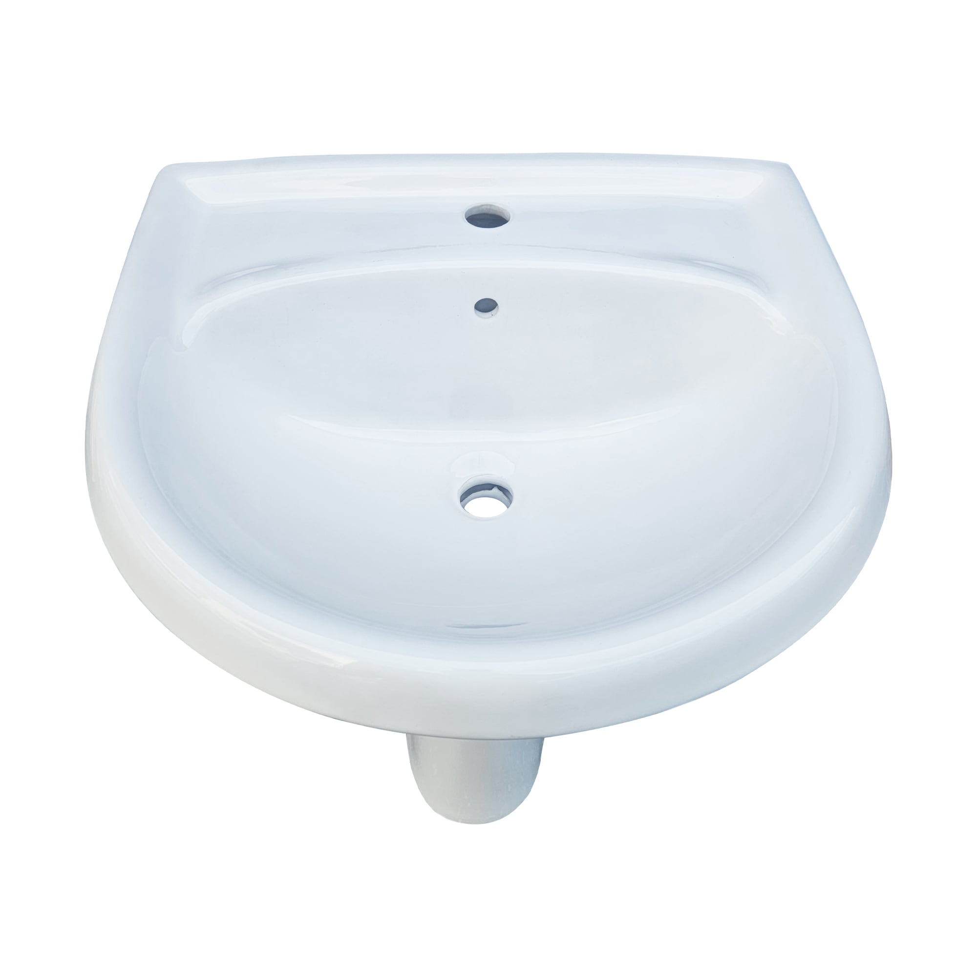 Set lavoar baie si piedestal REGATA Carpi, portelan, 64 x 53 x 82 cm, alb