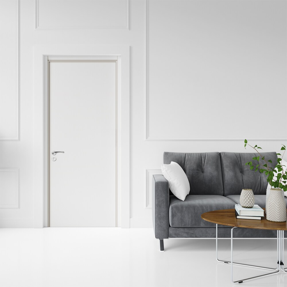 Usa interior OP030, fara geam, reversibila, MDF, 70 x 204 cm, alb