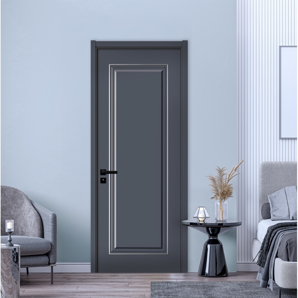 Usa interior KM460, fara geam, reversibila, MDF, 70 x 204 cm, antracit