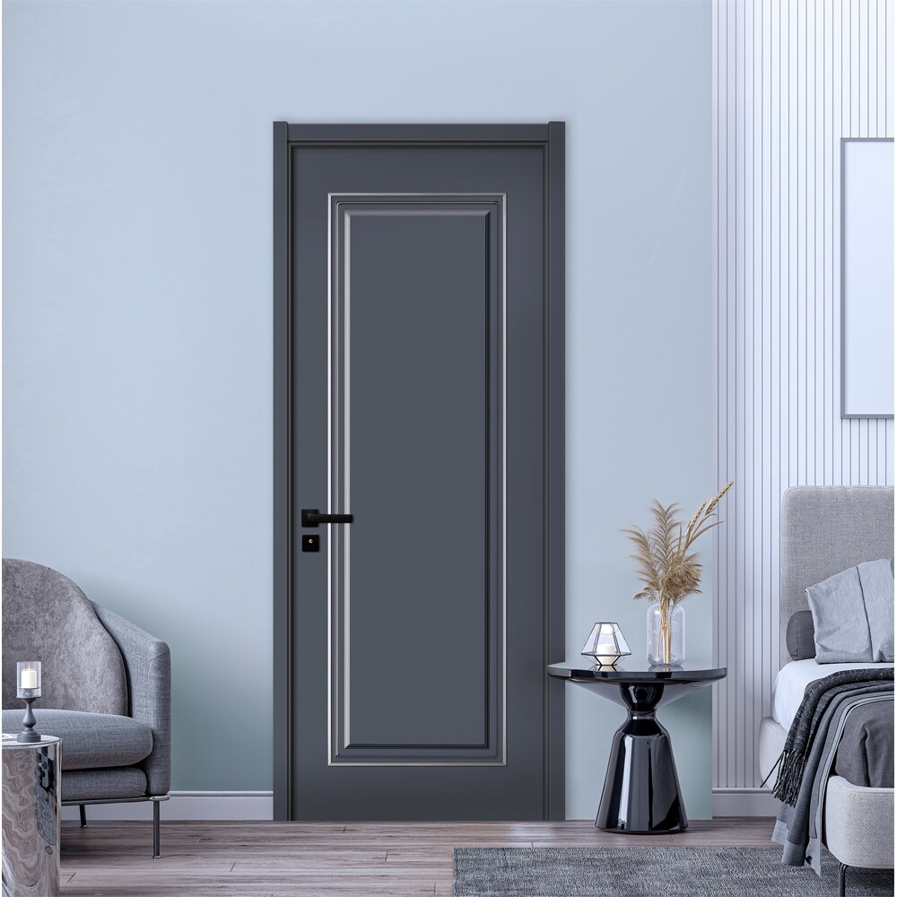 Usa interior KM460, fara geam, reversibila, MDF, 60 x 204 cm, antracit