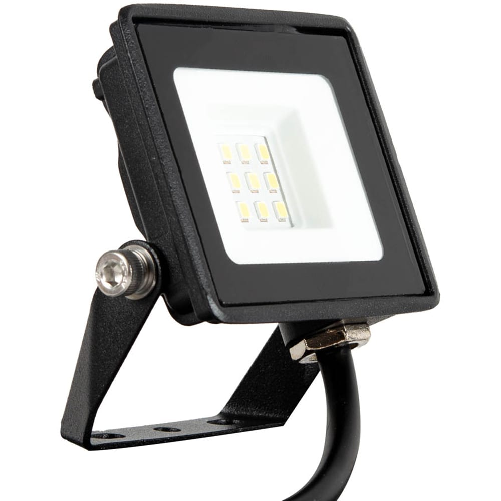 Proiector LED Homelight, 10W, 700lm, 6400K, IP65, negru