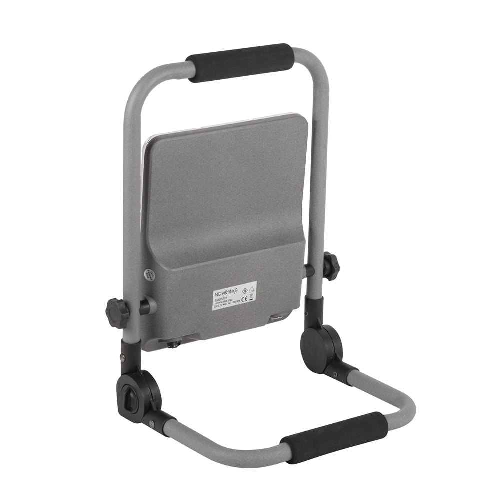 Proiector LED portabil cu acumulator, 100 W, 6400K