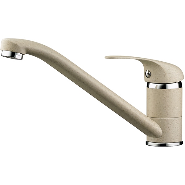 Pachet chiuveta PYRAMIS Classic, 1 cuva, picurator reversibil, compozit granit + baterie, bej