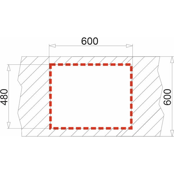 Pachet chiuveta PYRAMIS Mini Smart, compozit granit + baterie, alb