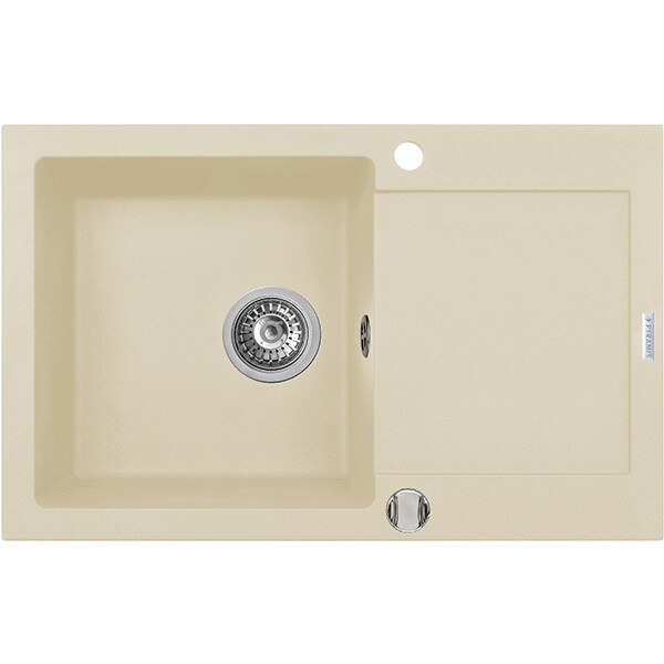 Pachet chiuveta PYRAMIS Premium Class, compozit granit + baterie, crem
