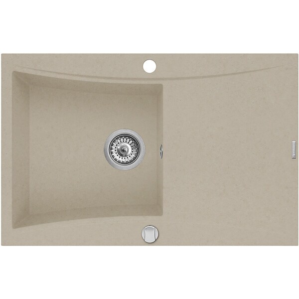 Pachet chiuveta PYRAMIS Pyrsoft Magico, compozit granit + Baterie 202100275, bej
