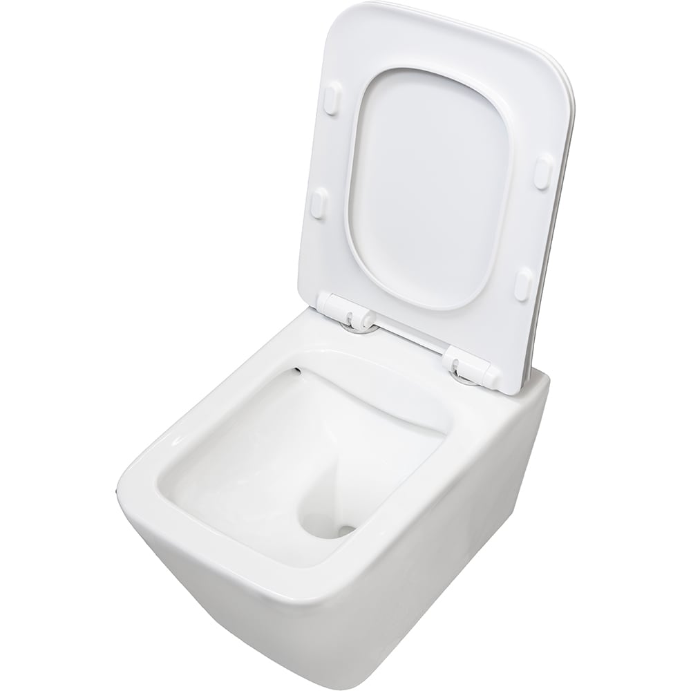 Vas WC suspendat TR-A1255W, rimless, ceramica, 36 x 52 x 34 cm, alb