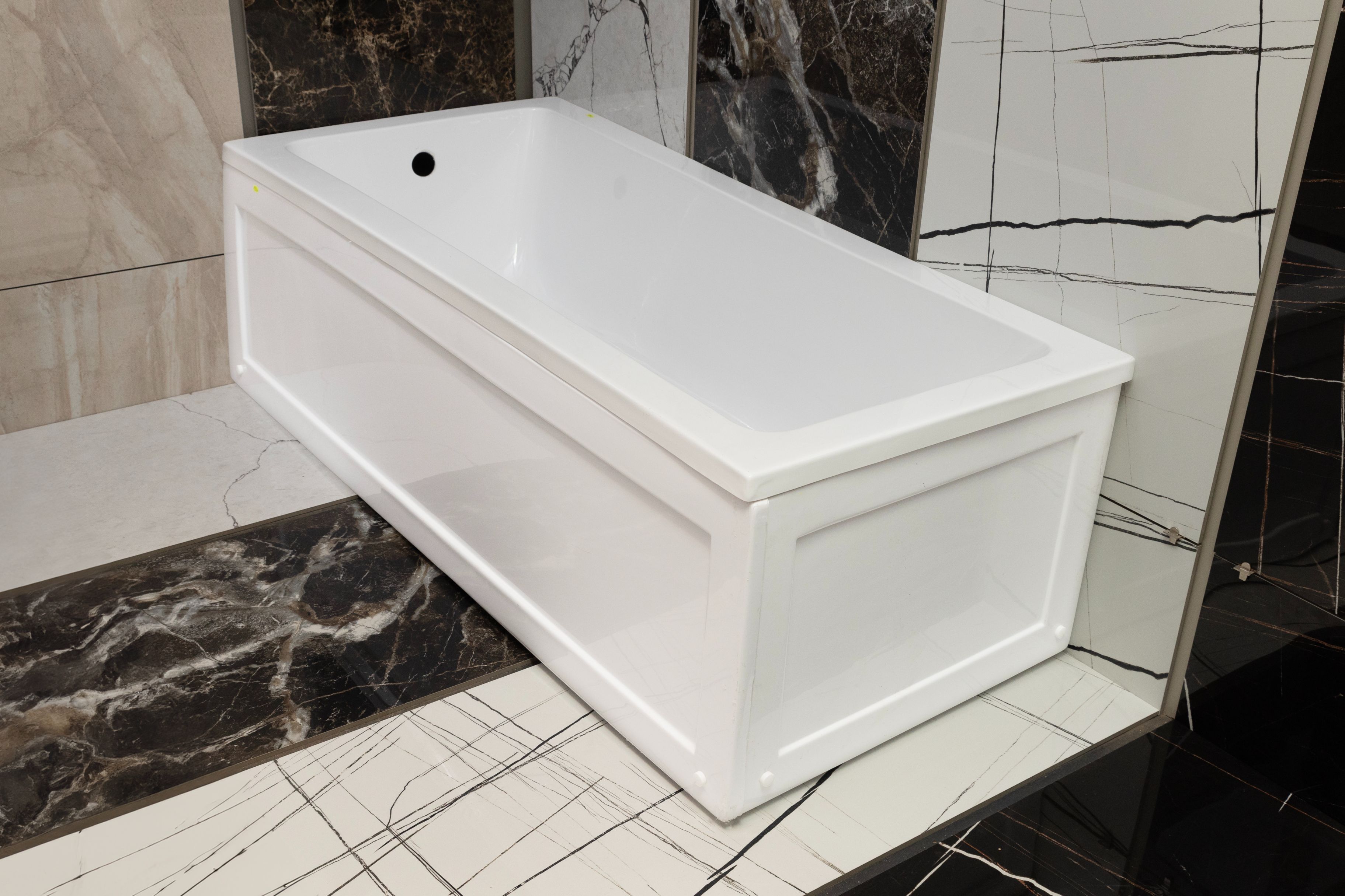 Cada simpla baie, acrilic, revesibila, alba, 150 x 70 x 39 cm, 198 l  Bresi Well WA9020