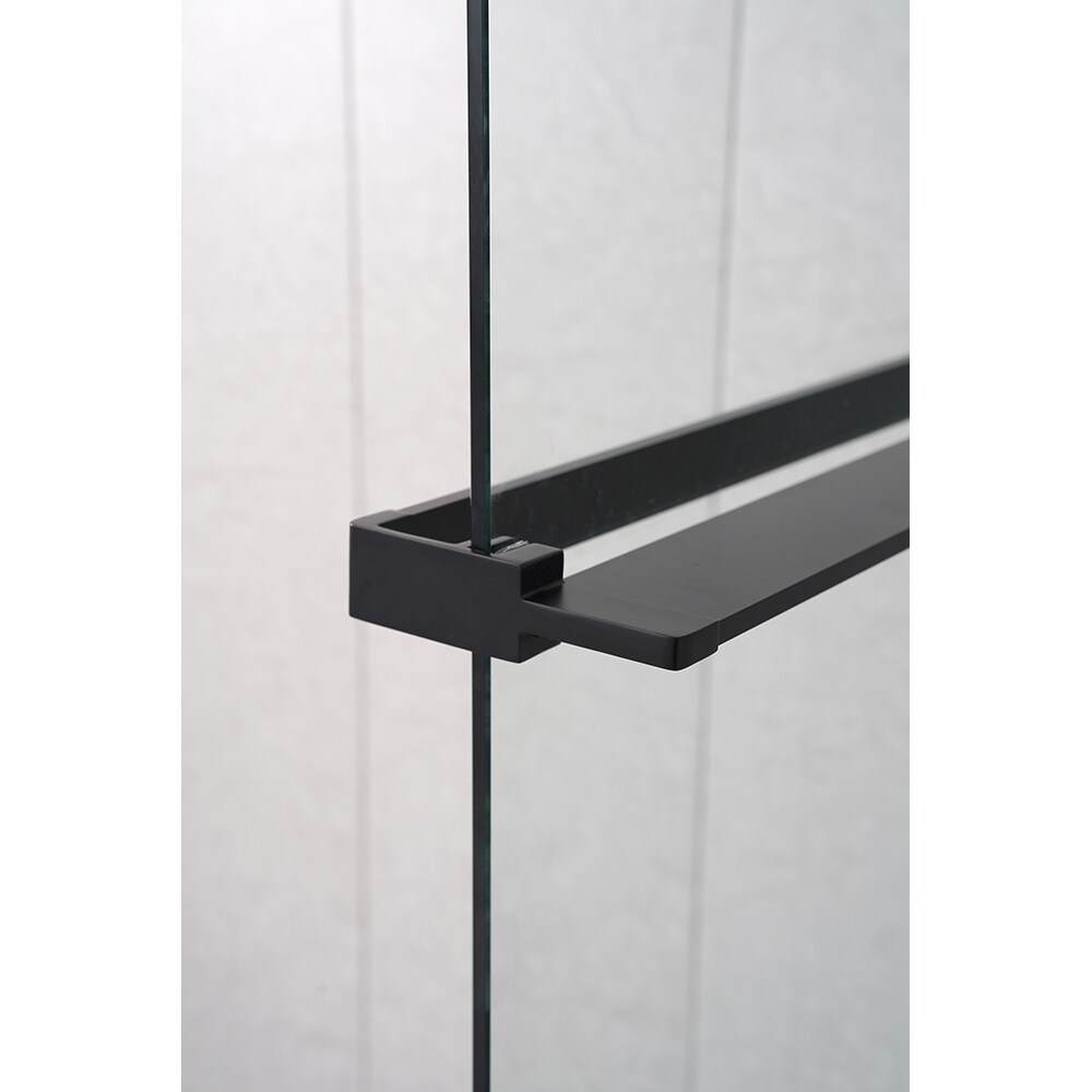 Suport prosop PREMIER NS8, cu etajera, 142 cm, negru