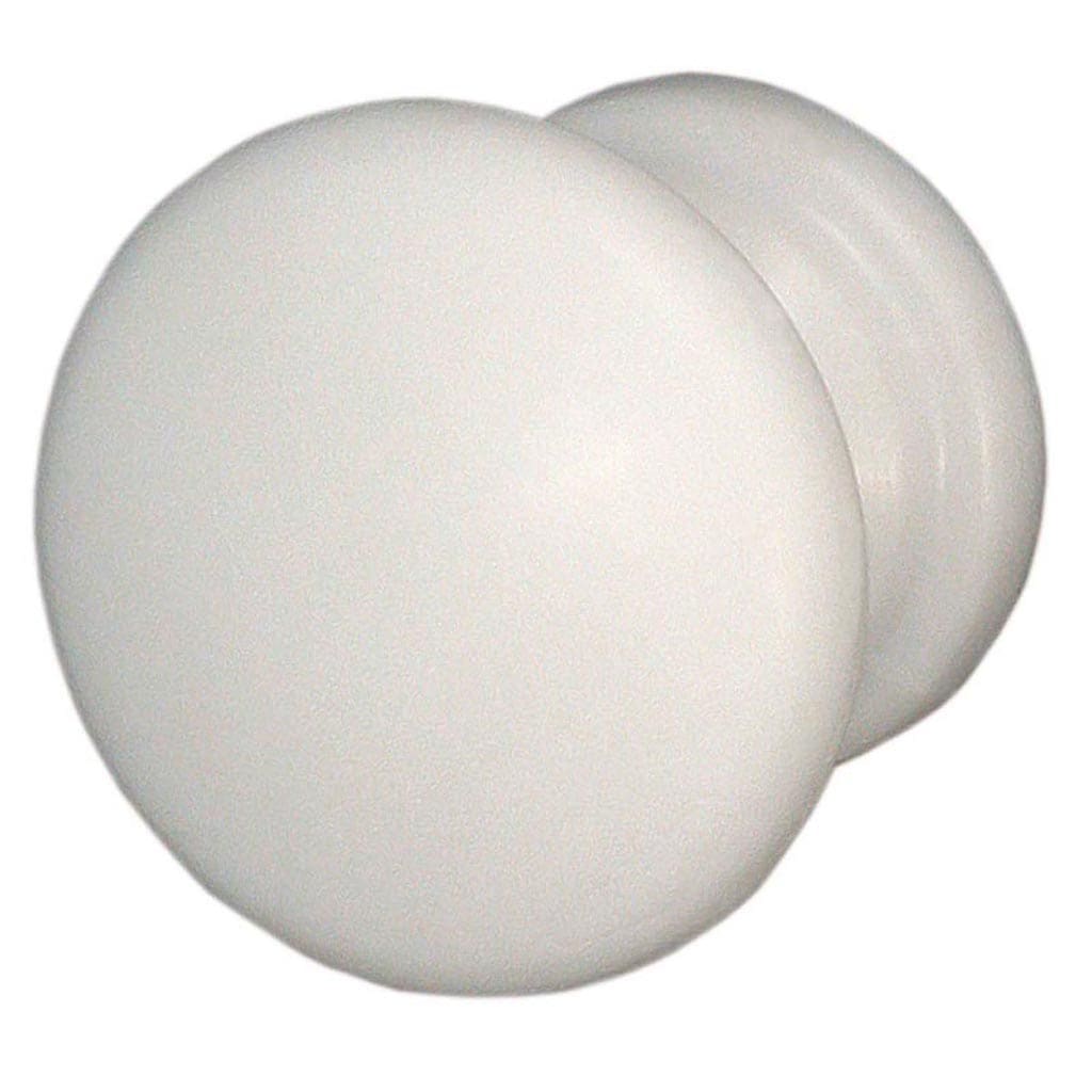 Buton usa stil M4, 32 x 27 mm, plastic, alb 