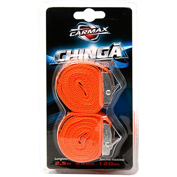 Chinga fixare marfa CARMAX 20754, 2.5m, 120kg, 2 bucati