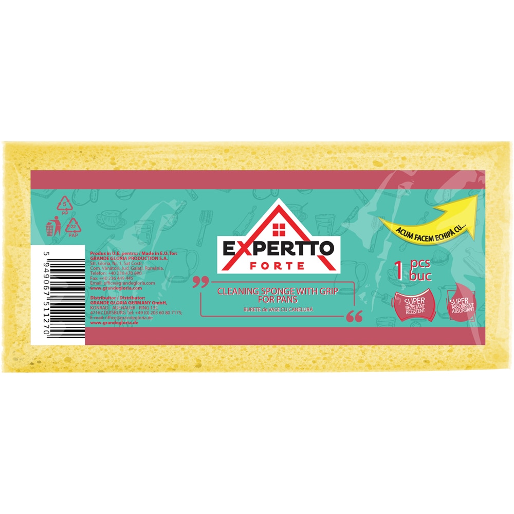 Burete de vase cu canelura EXPERTTO 511270, 1 bucata
