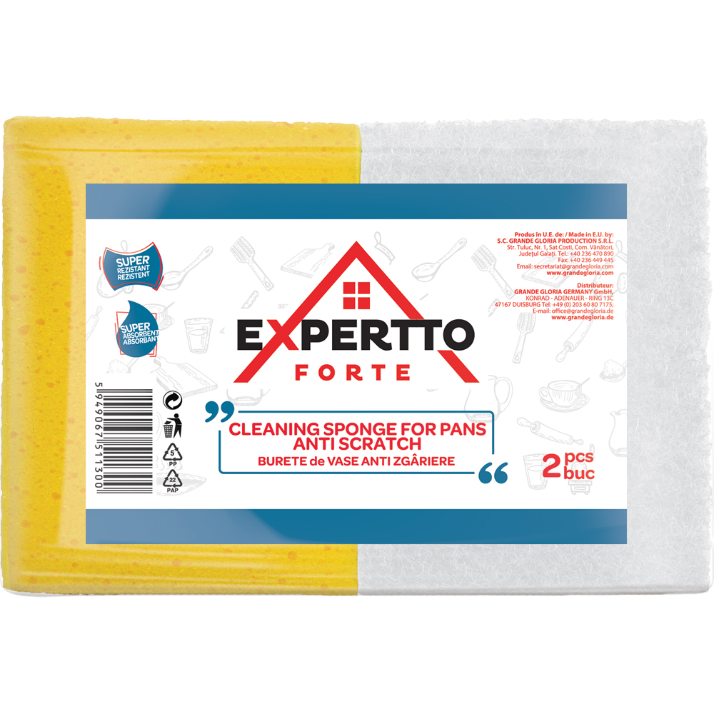 Burete de vase anti zgariere EXPERTTO 511300, 2 bucati
