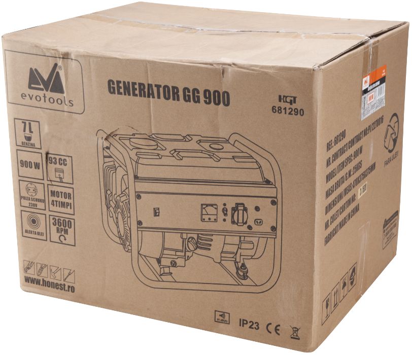 Generator de curent electric, 900 W  Evotools