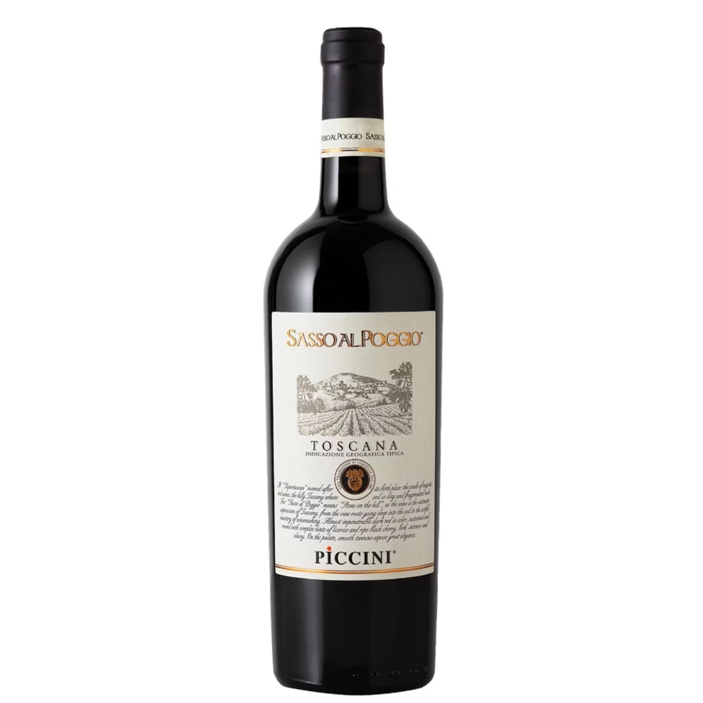 Vin rosu sec Piccini Sasso al Poggio Toscana IGT, 0.75L