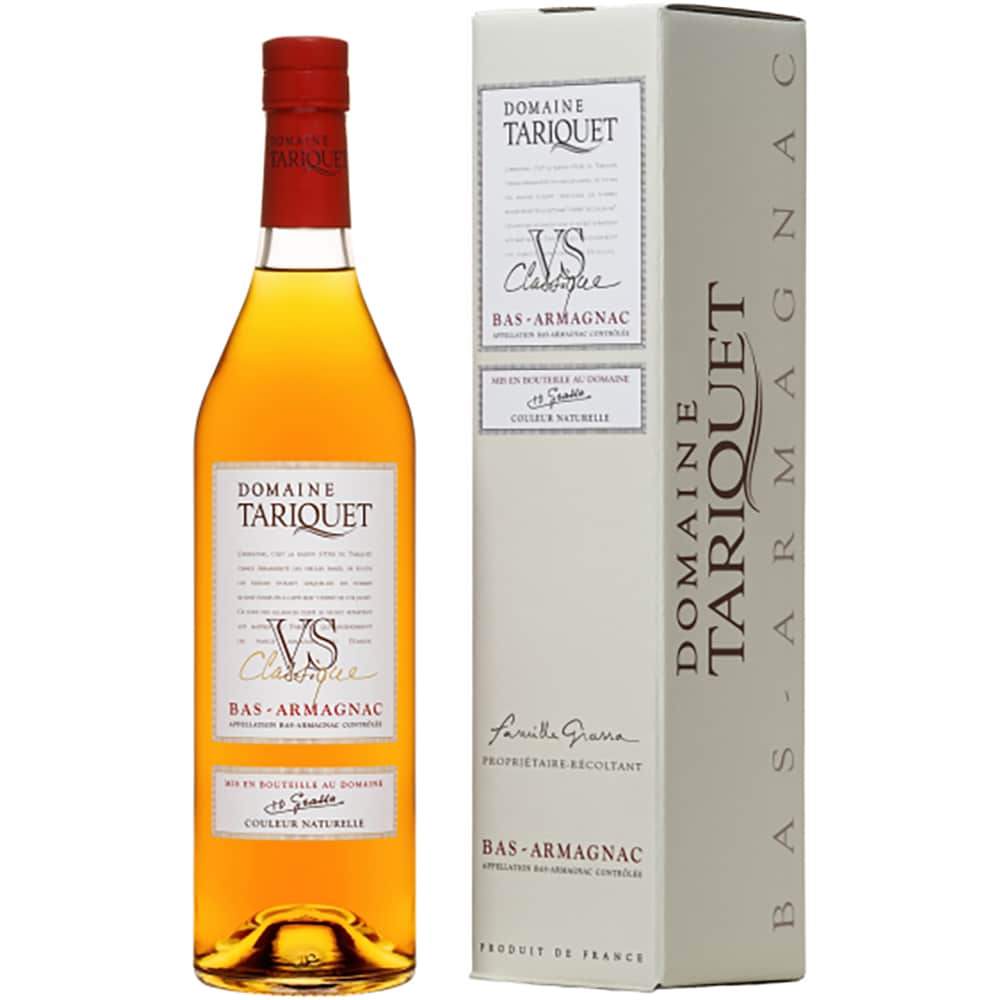 Armagnac Domaine Tariquet Carafe VSOP Classique Bas, 0.7L